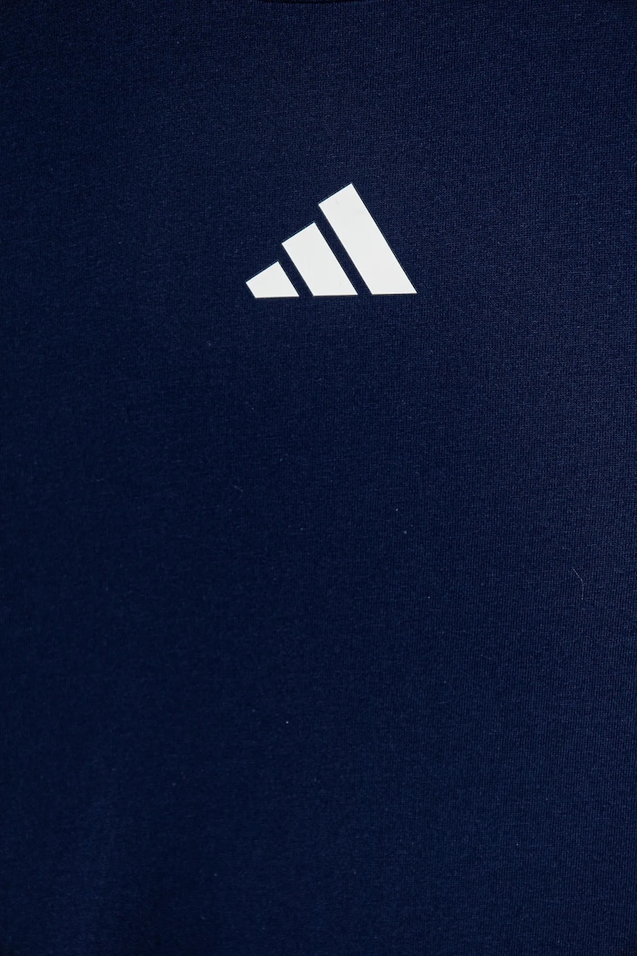 adidas t-shirt bawełniany dziecięcy granatowy JD0060