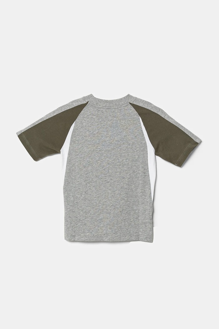 CHLAPEC Dětské bavlněné tričko adidas JD0059 šedá