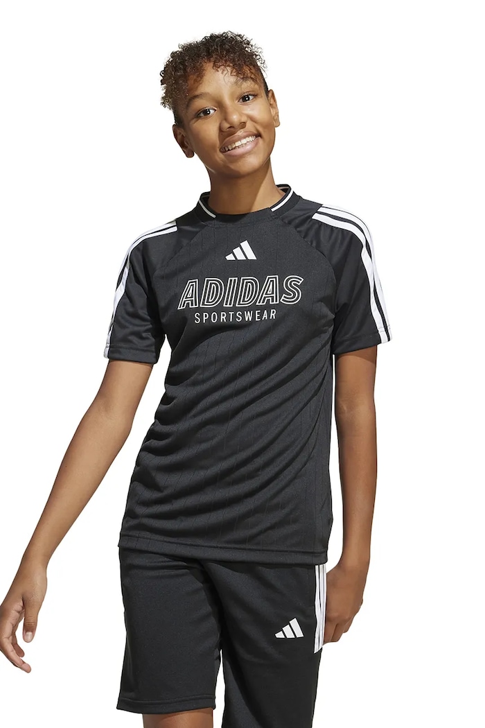 Dětské tričko adidas kulatý černá JI6178