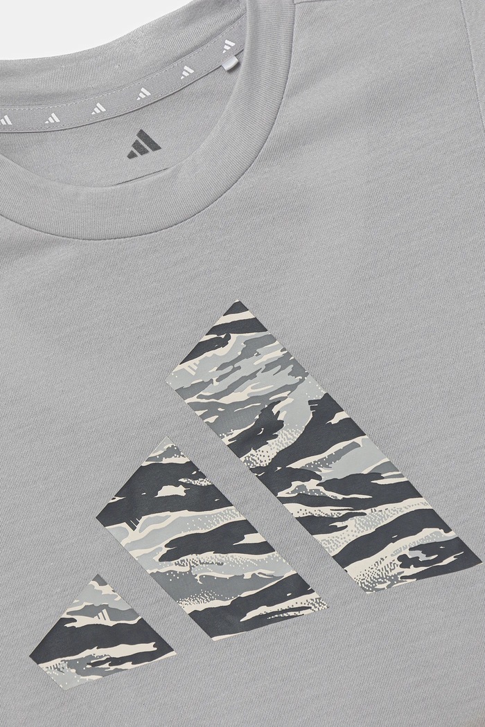 Chłopiec adidas T-shirt treningowy JI6107 szary