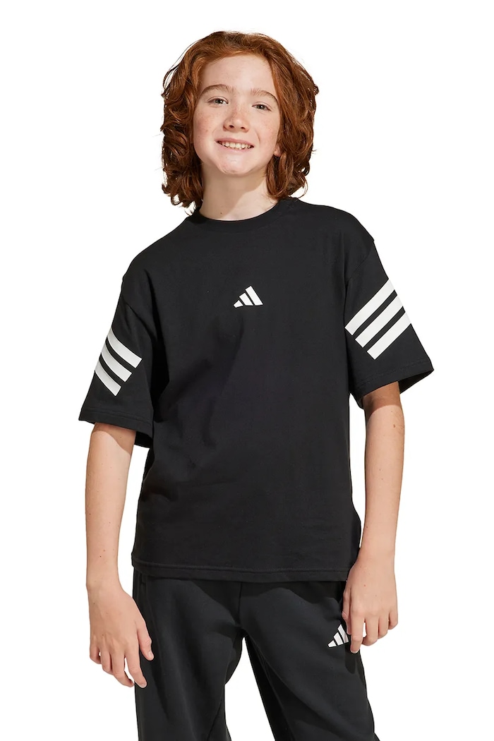 Detské bavlnené tričko adidas JN8092