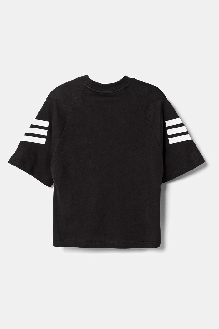 Chlapec Detské bavlnené tričko adidas JN8092 čierna