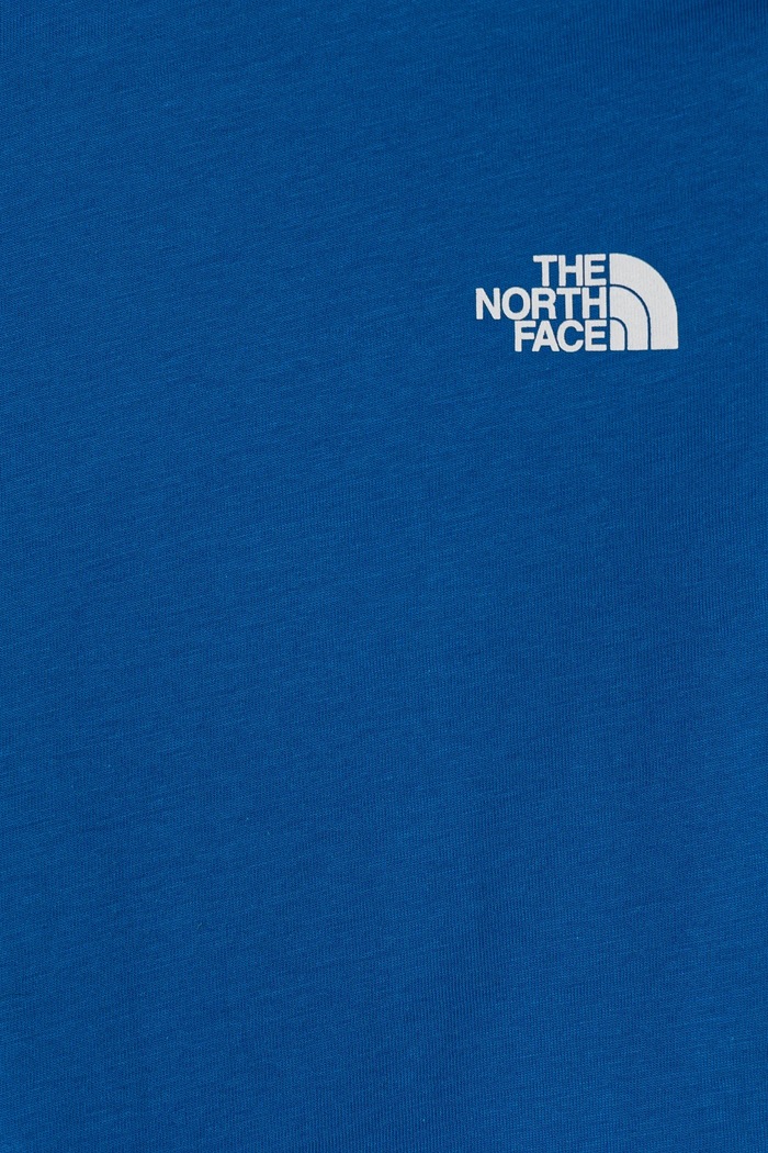 CHLAPEC Dětské bavlněné tričko The North Face KID BOX NSE S/S TEE NF0A89H5T4S1 modrá