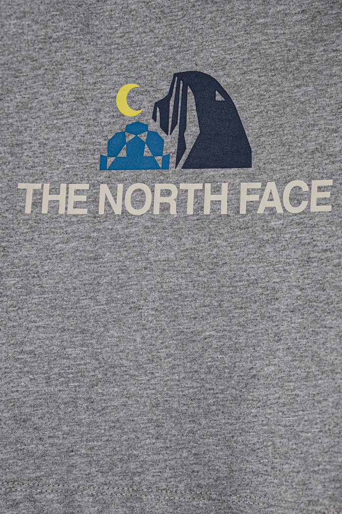 Chłopiec The North Face t-shirt dziecięcy KID GRAPHIC S/S TEE NF0A8AXEDYX1 szary