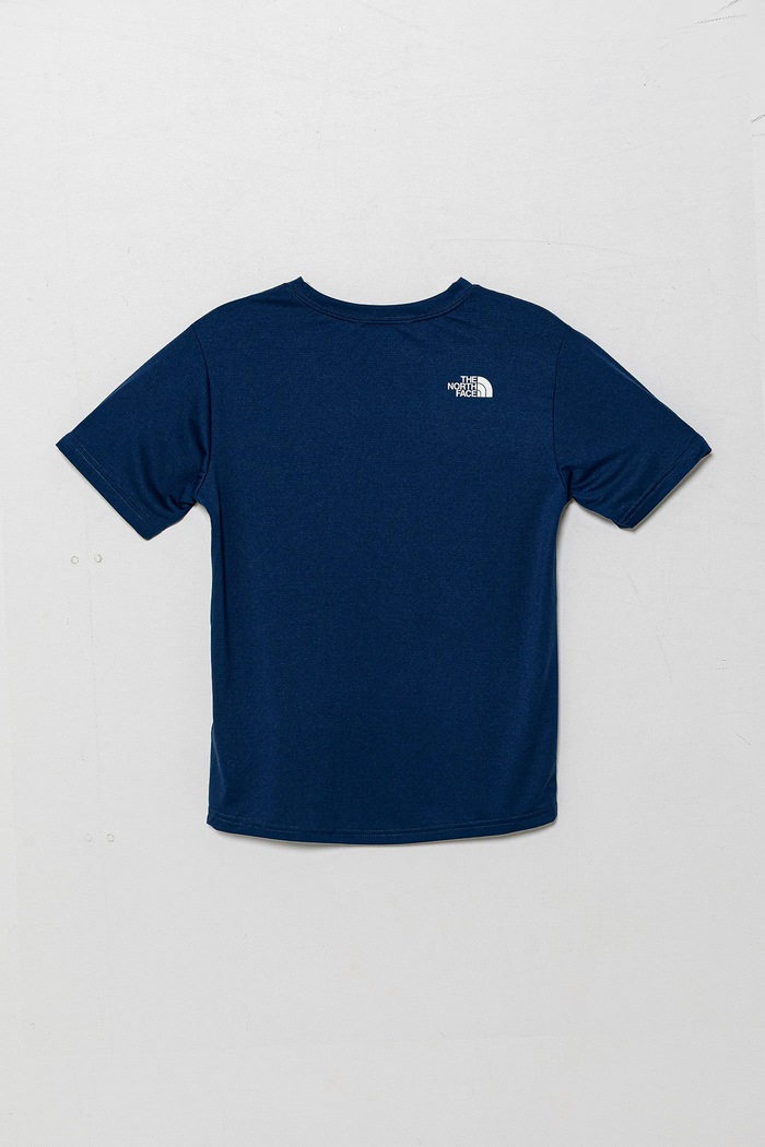 The North Face t-shirt dziecięcy TEEN NEW 24/7 SS TEE NF0A8DF2D1R1 granatowy SS25
