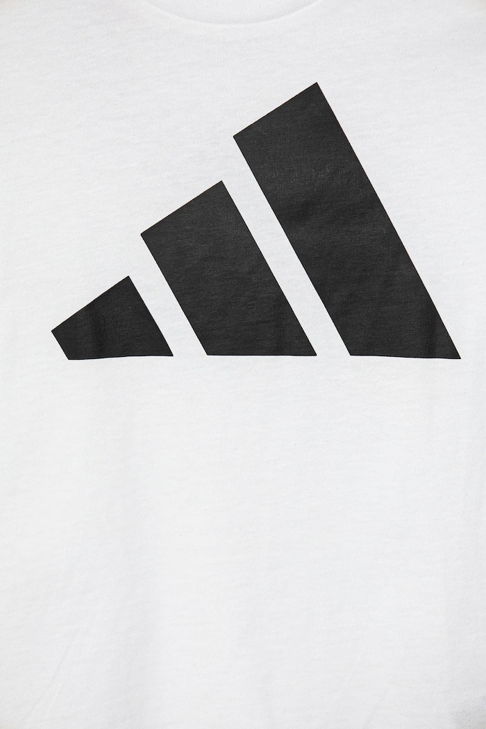 Detské bavlnené tričko adidas biela JC9659