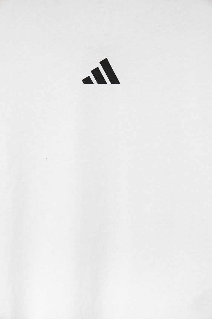 Dětské bavlněné tričko adidas bílá JN8088