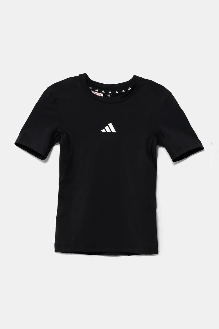 Παιδικό μπλουζάκι adidas JJ5047 μαύρο SS25