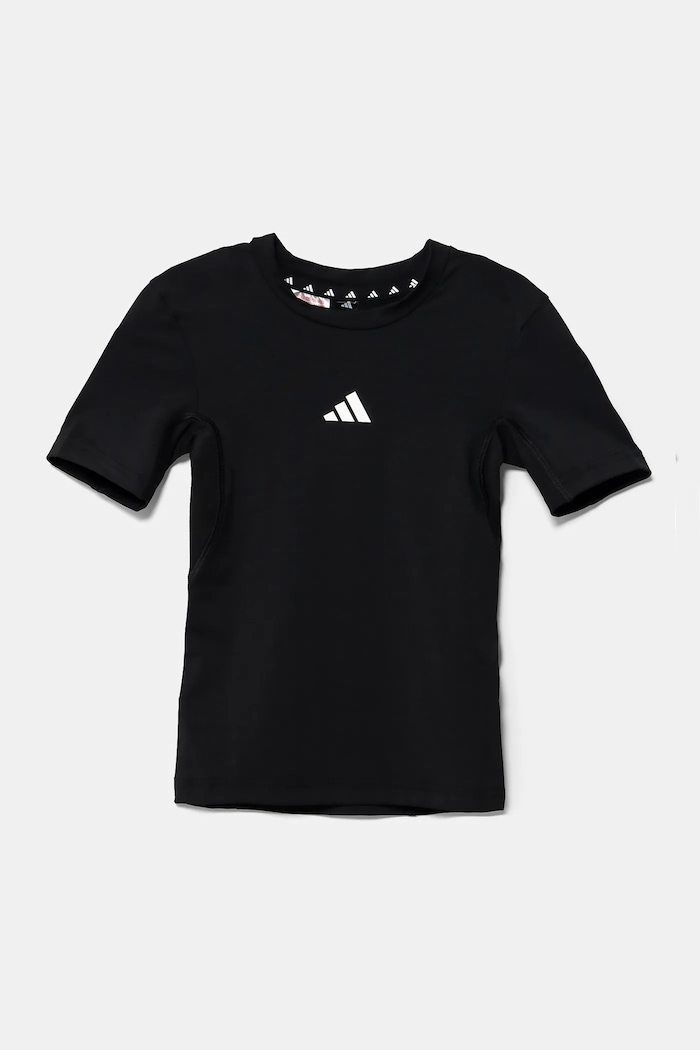 Παιδικό μπλουζάκι adidas JJ5047 μαύρο SS25