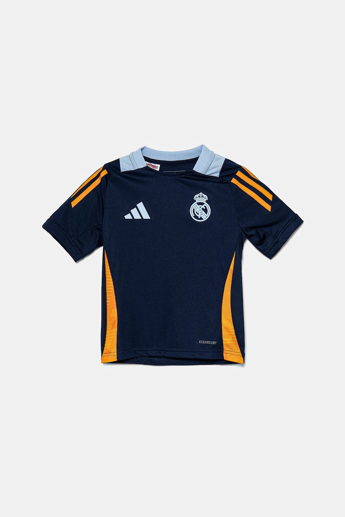 adidas Performance t-shirt dziecięcy REAL JE4197 granatowy SS25
