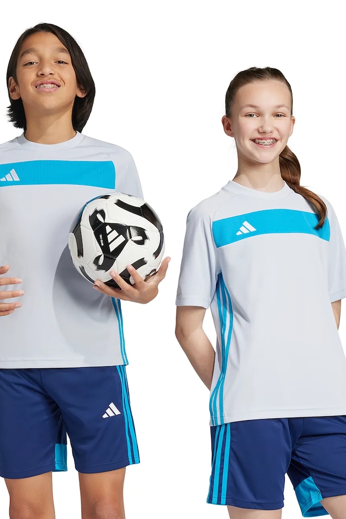 Dětské tričko adidas kulatý šedá JW0454
