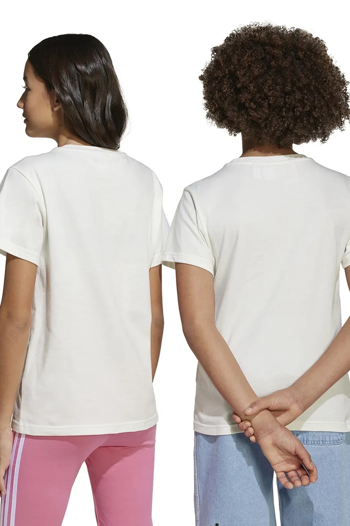 T-shirt bawełniany dziecięcy adidas Originals biały JZ9936