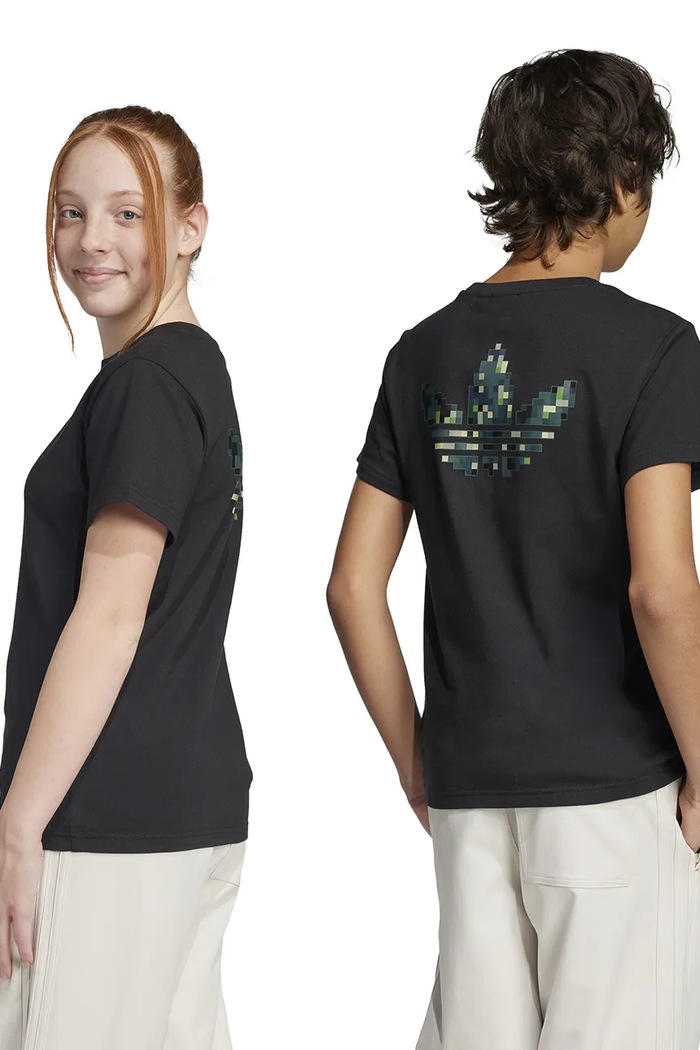 adidas Originals t-shirt bawełniany dziecięcy JZ9940 czarny