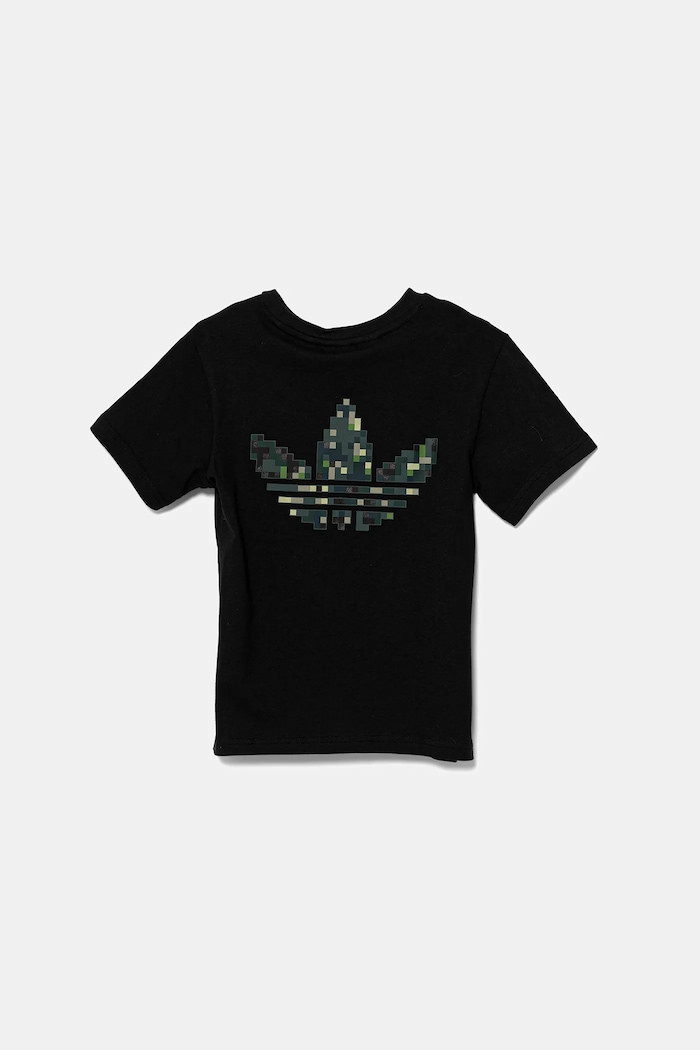 Chłopiec adidas Originals t-shirt bawełniany dziecięcy JZ9940 czarny