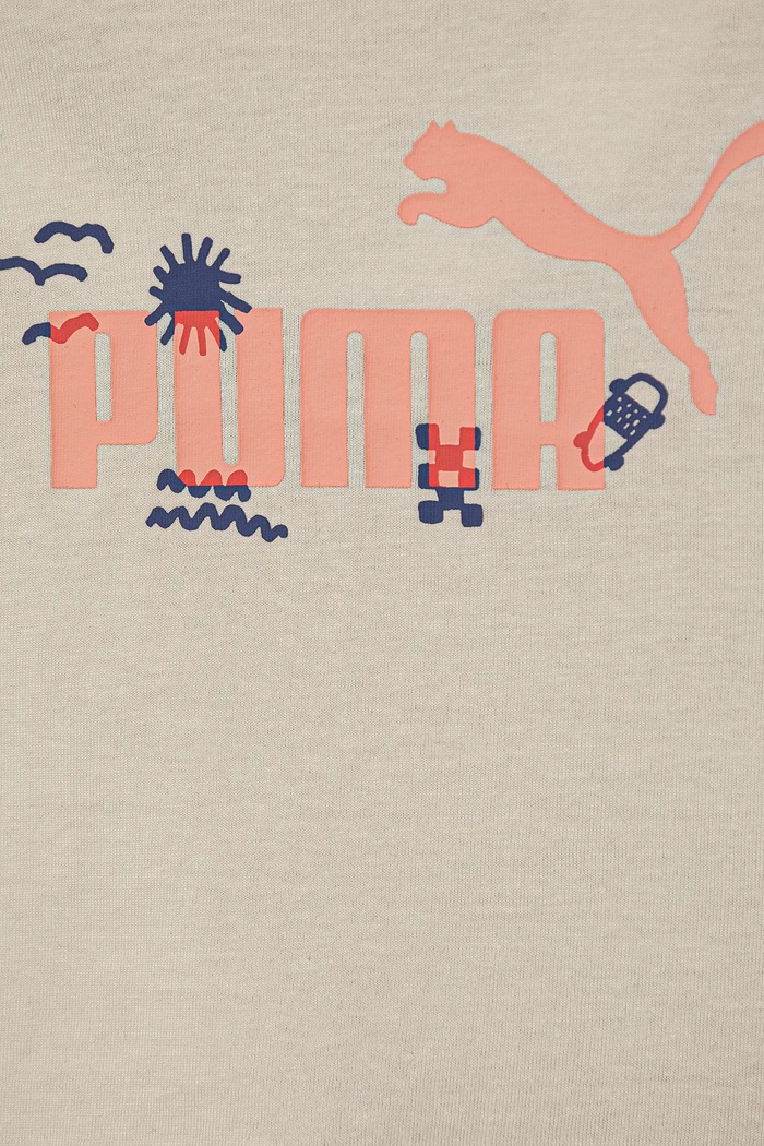 Chłopiec Puma T-shirt bawełniany dziecięcy SANDY ADVENTURES Tee 685155.K beżowy