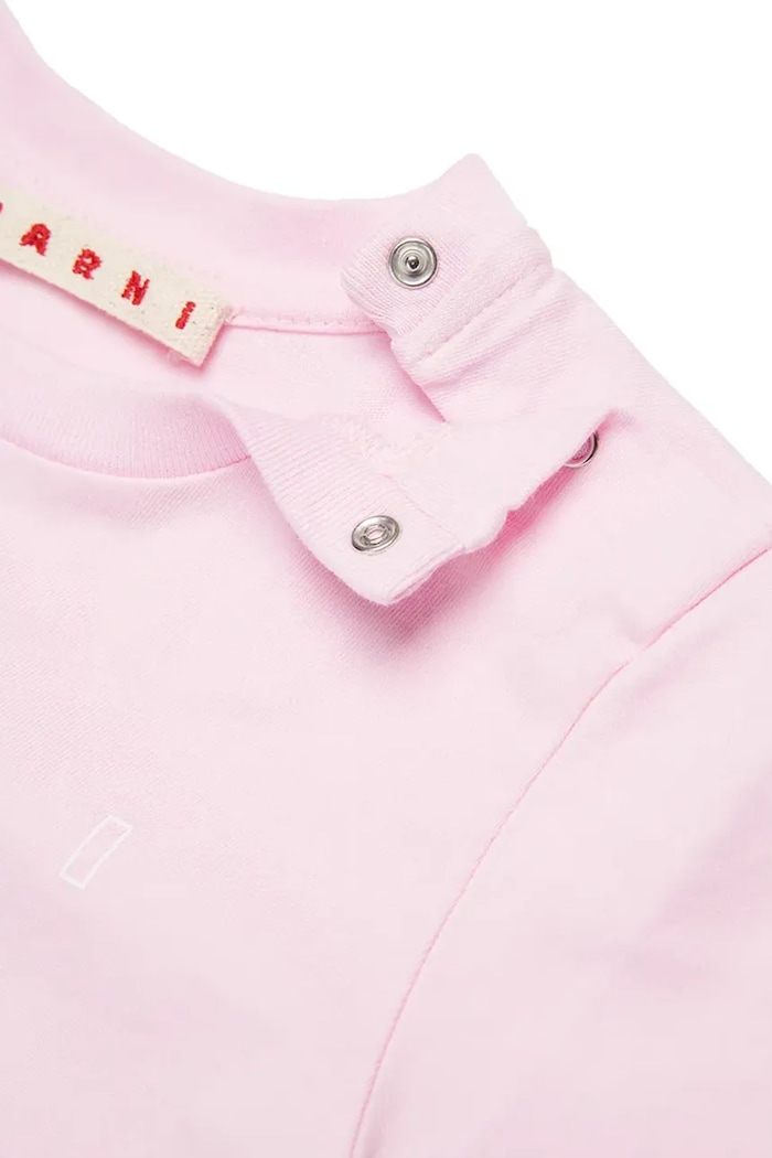 Marni t-shirt in cotone per bambini MT276B T-SHIRT rosa M01438