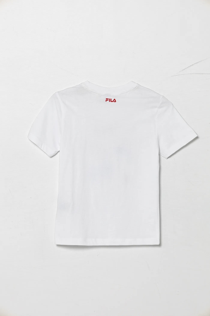 Dětské bavlněné tričko Fila LOPAR FAK0408 bílá SS25