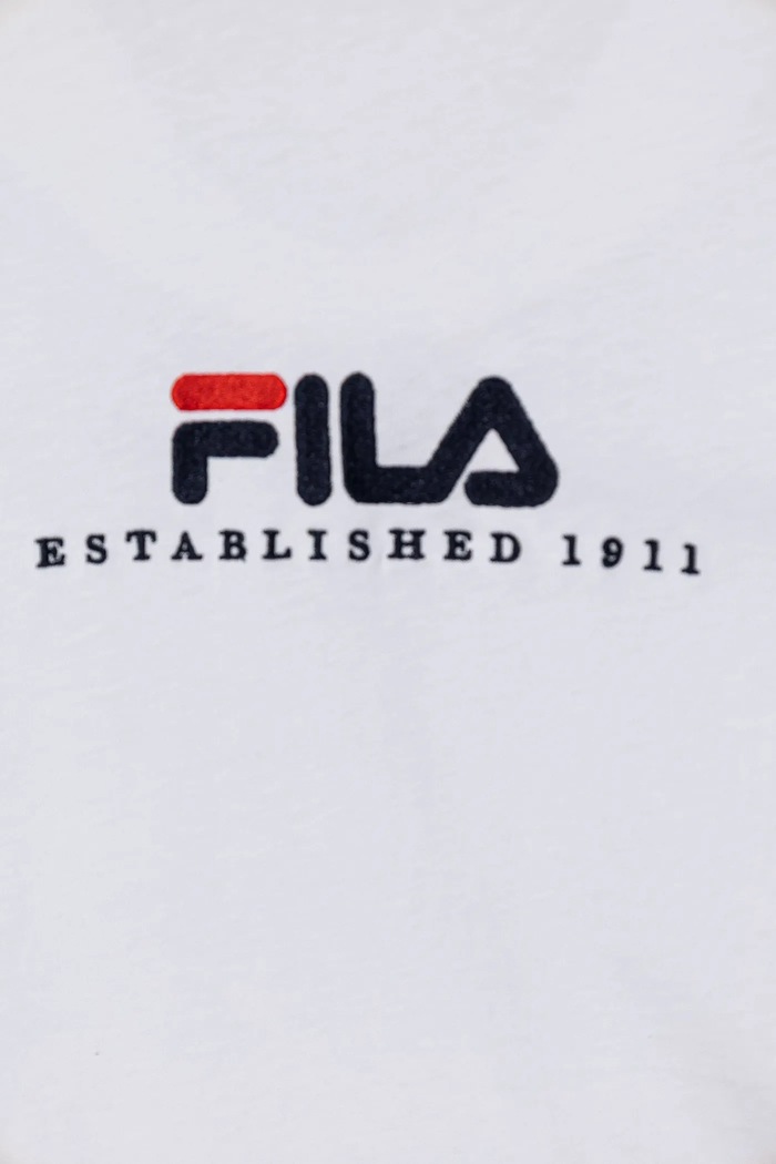 Chłopiec Fila T-shirt bawełniany dziecięcy LOHBERG FAT0626 biały