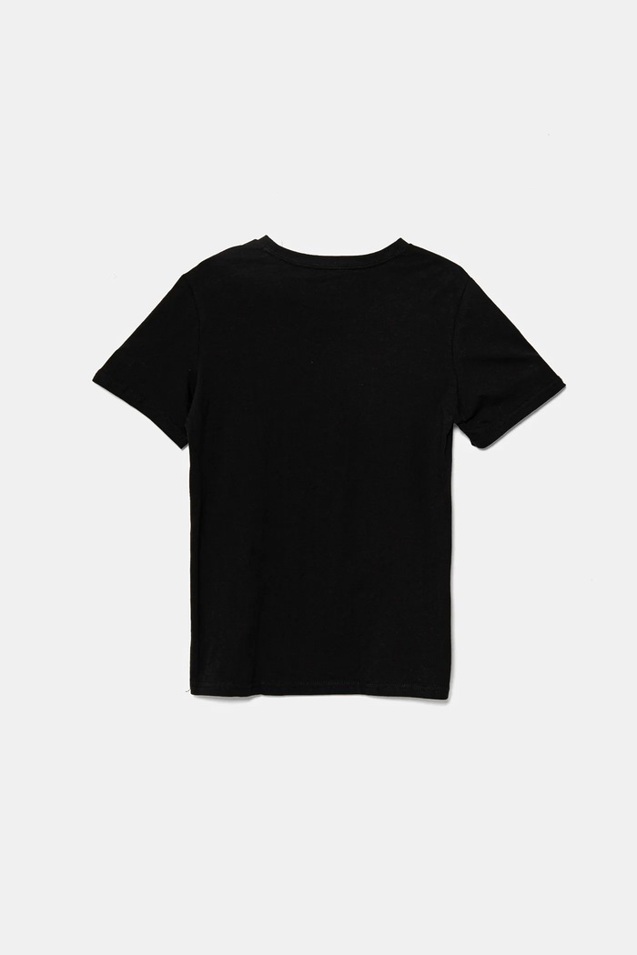 Tommy Hilfiger t-shirt bawełniany dziecięcy 2-pack czarny UK0UK00073.PPYA
