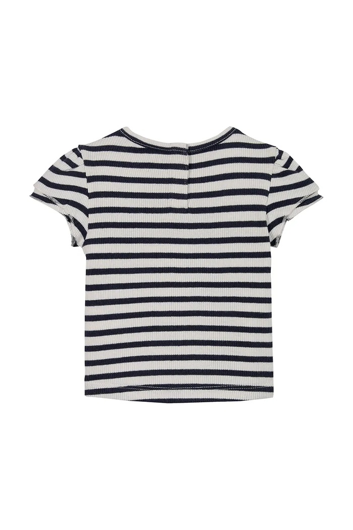 Majica kratkih rukava za bebe Tommy Hilfiger KN0KN02032.PPYA mornarsko plava SS25