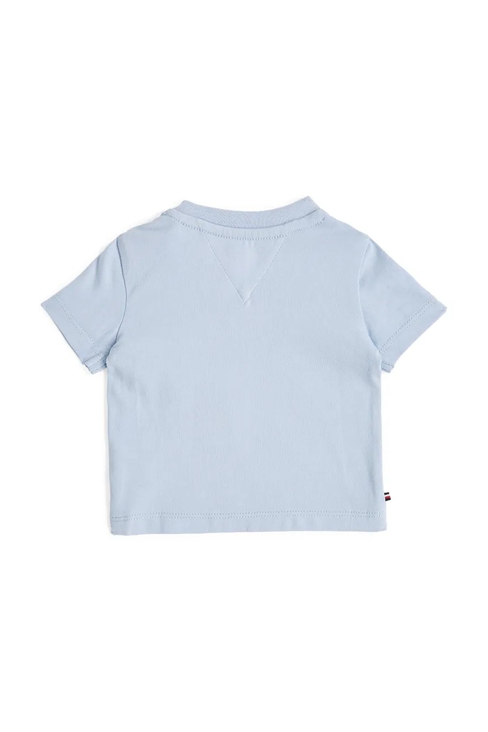 Tommy Hilfiger t-shirt niemowlęcy KN0KN02033.PPYA niebieski SS25