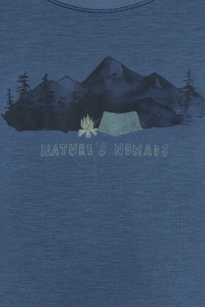 Dječja majica kratkih rukava Jack Wolfskin HIKING GRAPHIC T KIDS A64183.164.176 plava