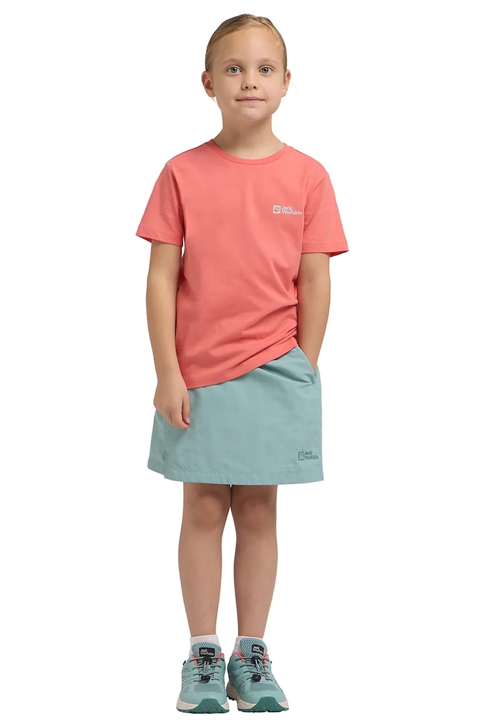 Detské bavlnené tričko Jack Wolfskin ESSENTIAL COTTON T K A64184.164.176