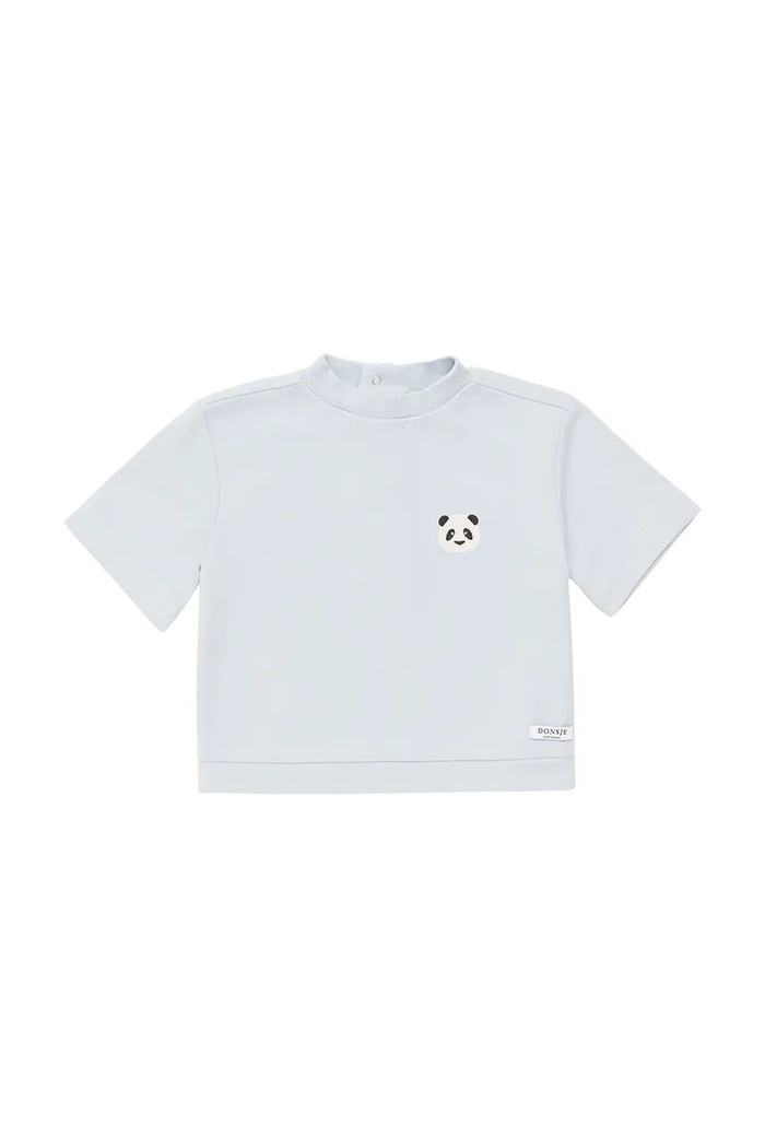 Tričko pre bábätko Donsje Jarne T-shirt Panda 4081803.68.92 modrá SS25