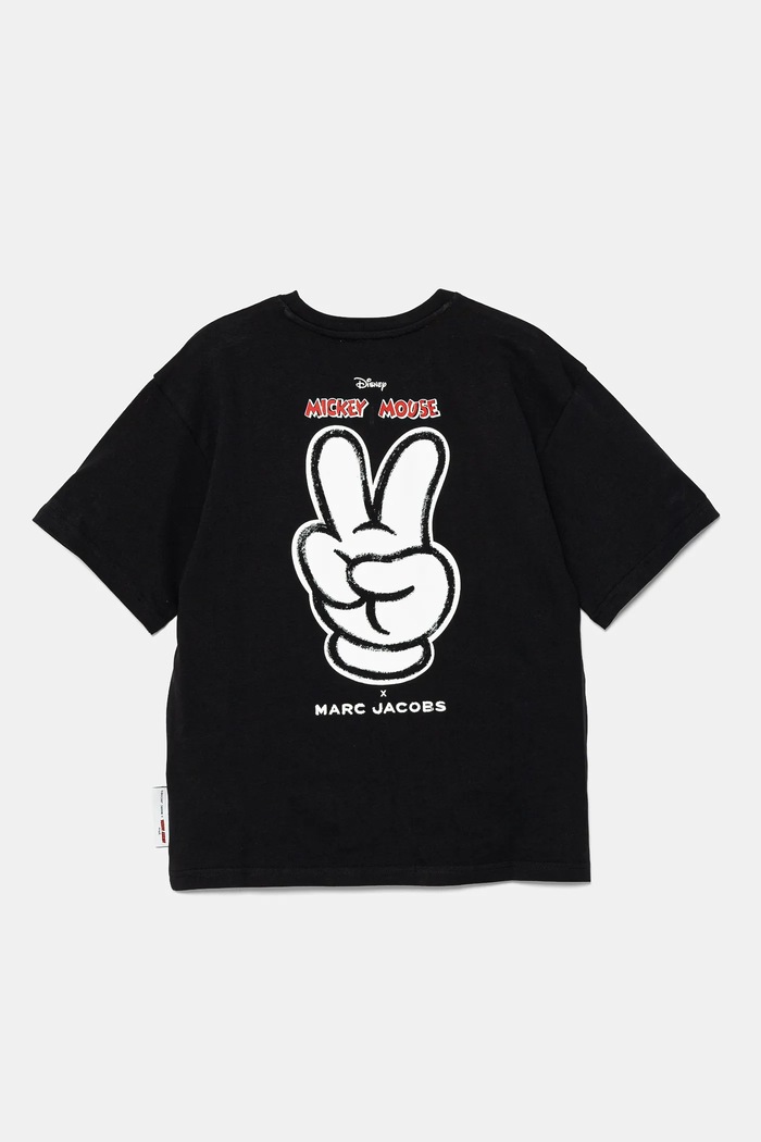 Marc Jacobs tricou de bumbac pentru copii W60447.114.150 negru SS25