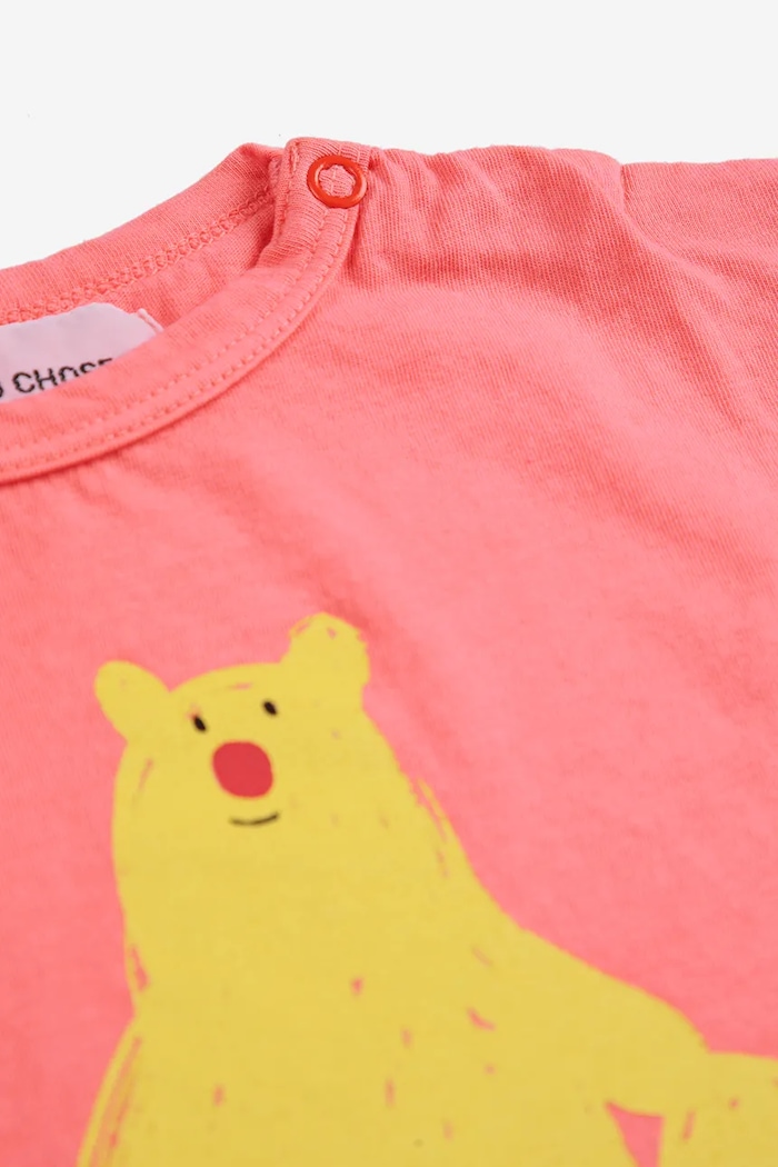 CHLAPEC Bavlněné dětské tričko Bobo Choses Hug Me Bear 125AB007 oranžová