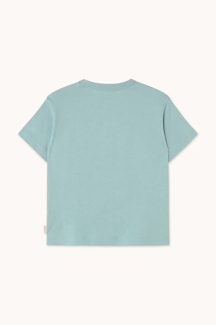 Chłopiec Tinycottons t-shirt bawełniany dziecięcy BUNNIES GRAPHIC TEE SS25.075 niebieski