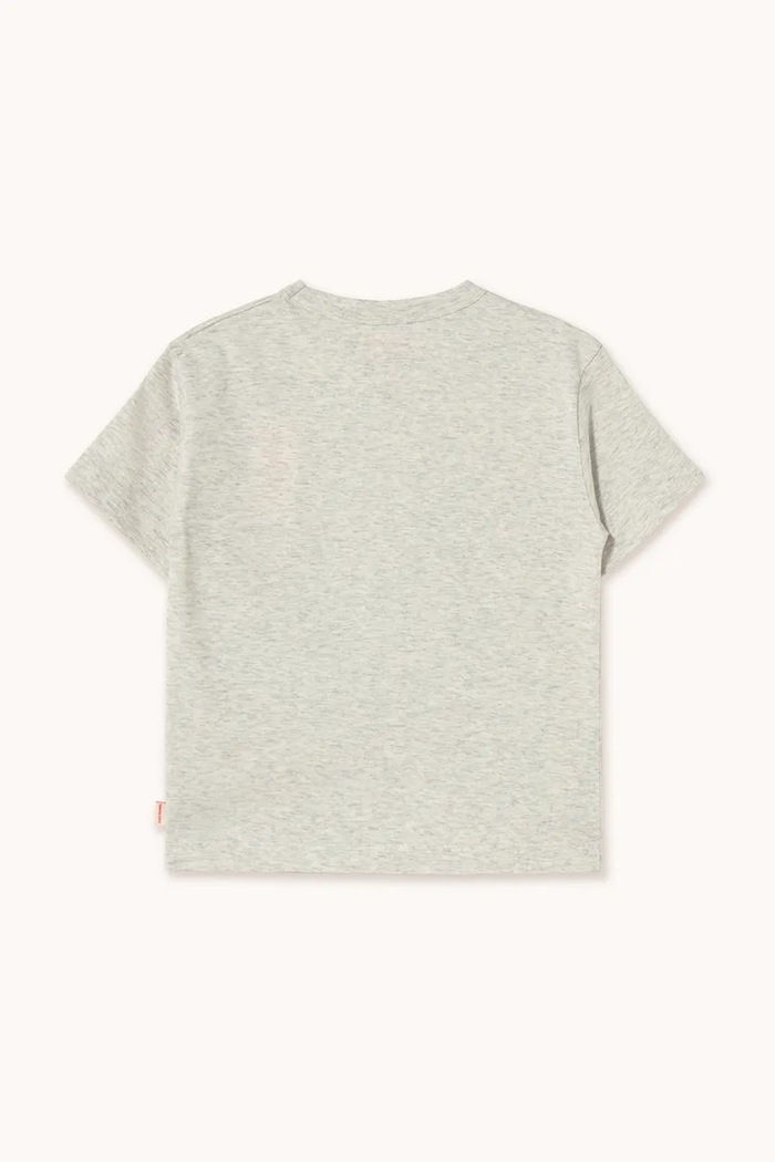 CHLAPEC Dětské bavlněné tričko Tinycottons TINY LEAGUE GRAPHIC TEE SS25.079 šedá