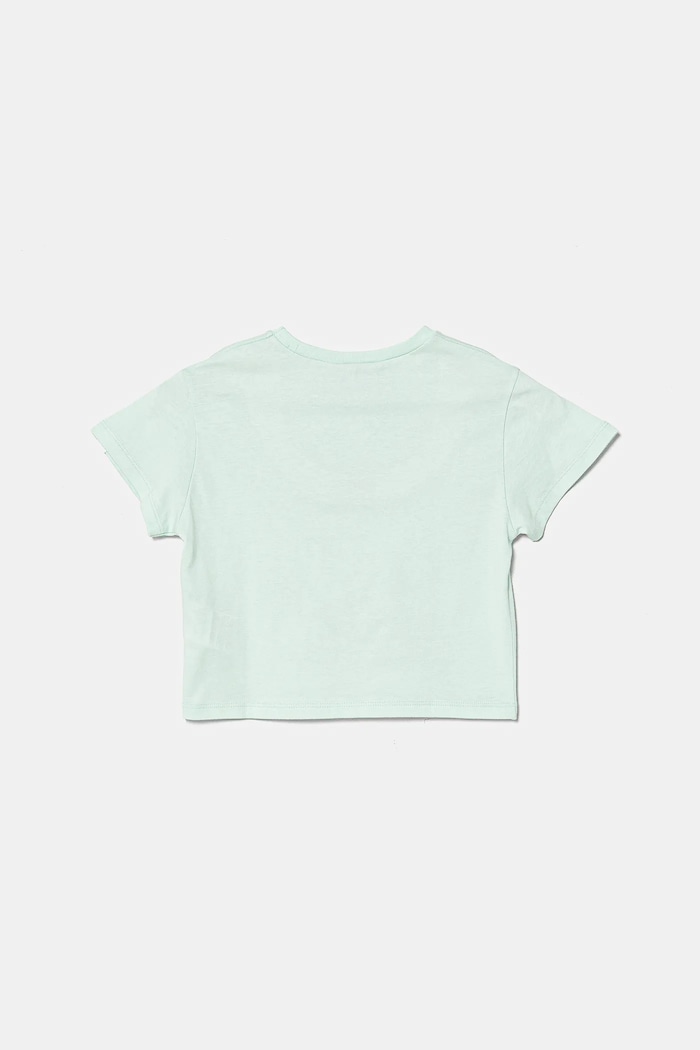 United Colors of Benetton t-shirt bawełniany dziecięcy 3X1SG10I9.P.Seasonal zielony SS25