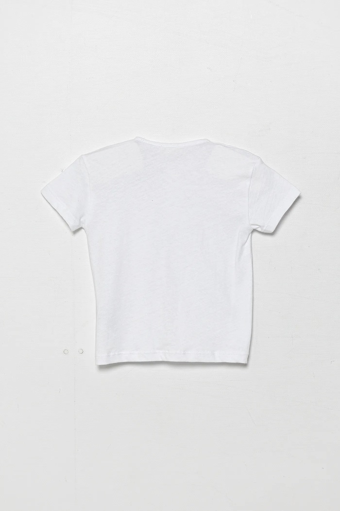 United Colors of Benetton újszülött póló 3F4JA105S.W.Seasonal fehér SS25