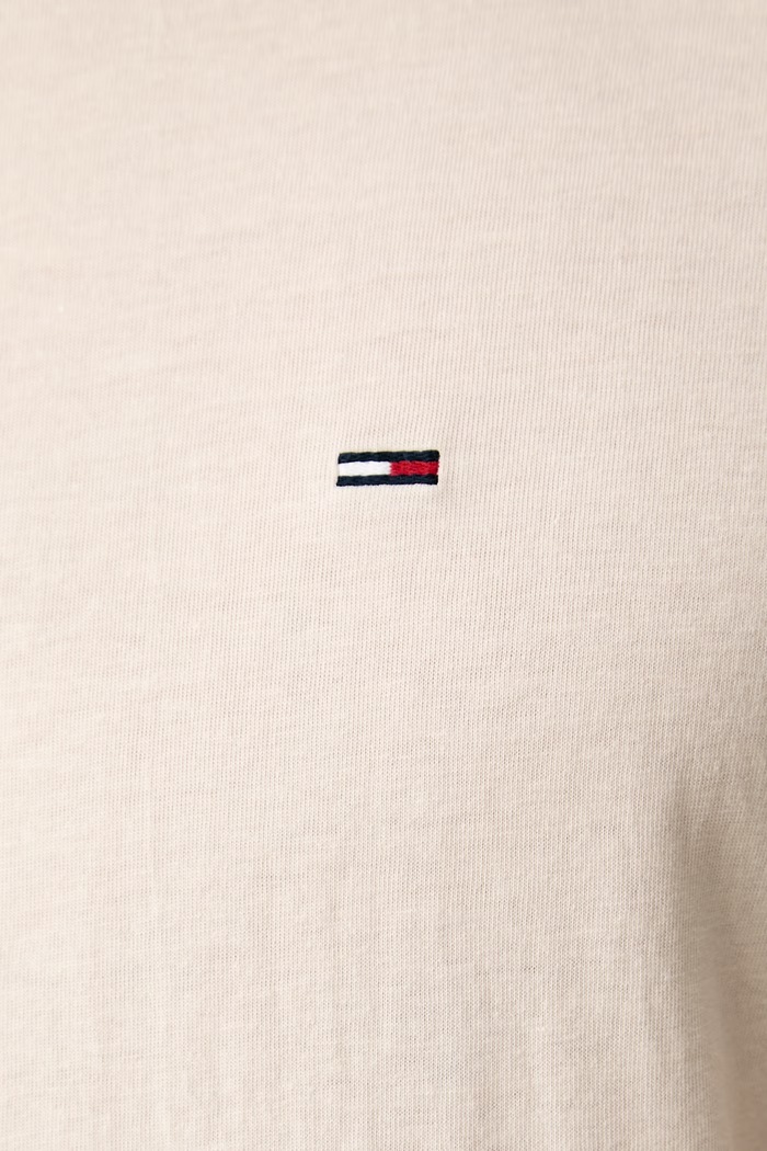 Tommy Jeans t-shirt ανδρικό DM0DM20363 μπεζ
