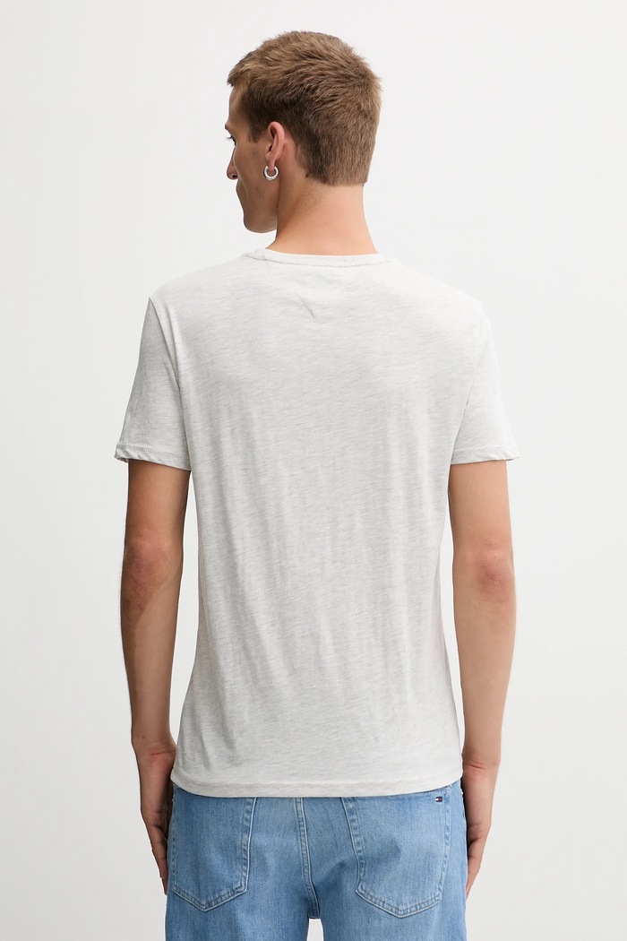 Oblečenie Tommy Jeans tričko pánske DM0DM20363 sivá