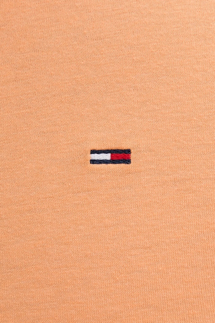 Tommy Jeans tričko pánske DM0DM20363 oranžová