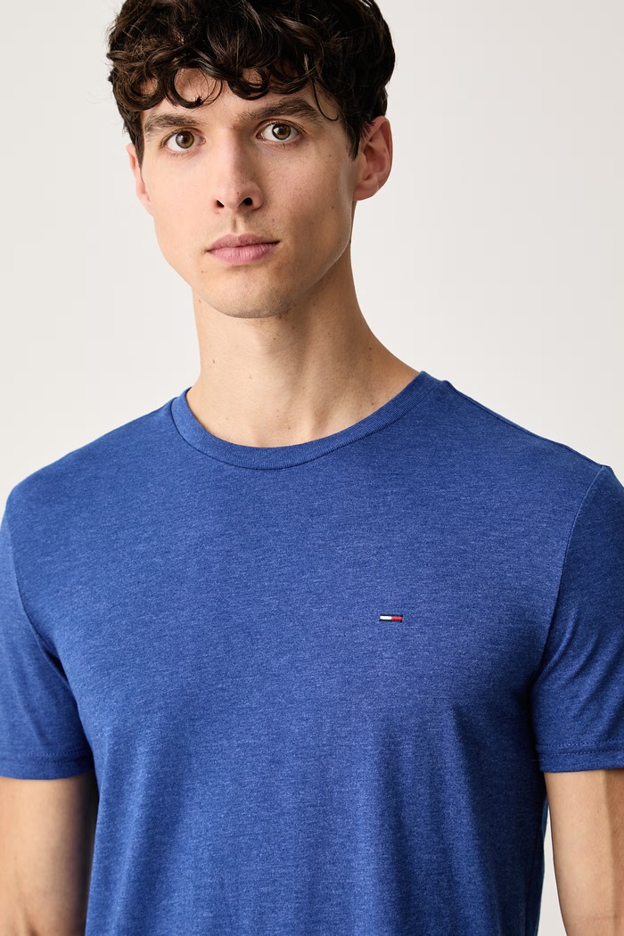 Tommy Jeans t-shirt ανδρικό μπλε DM0DM20363