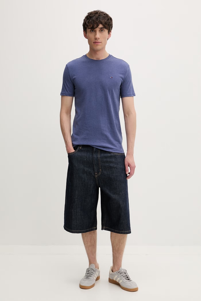 Tommy Jeans T-shirt ανδρικό DM0DM20363 μπλε SS26