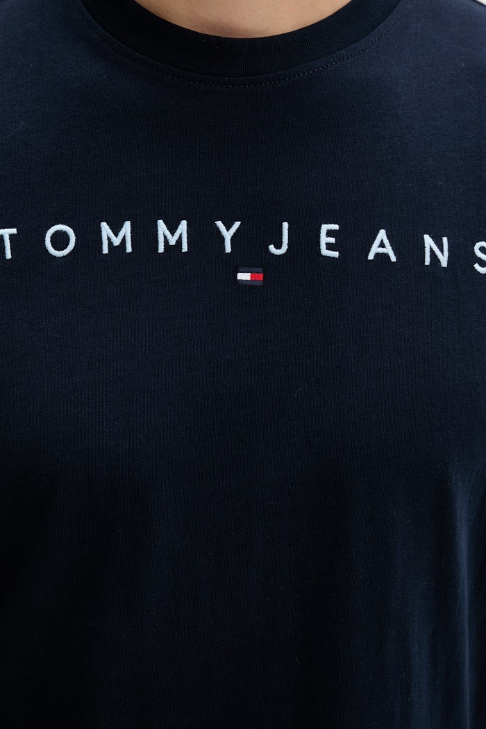 Tommy Jeans tricou bărbătesc din bumbac DM0DM20744 bleumarin