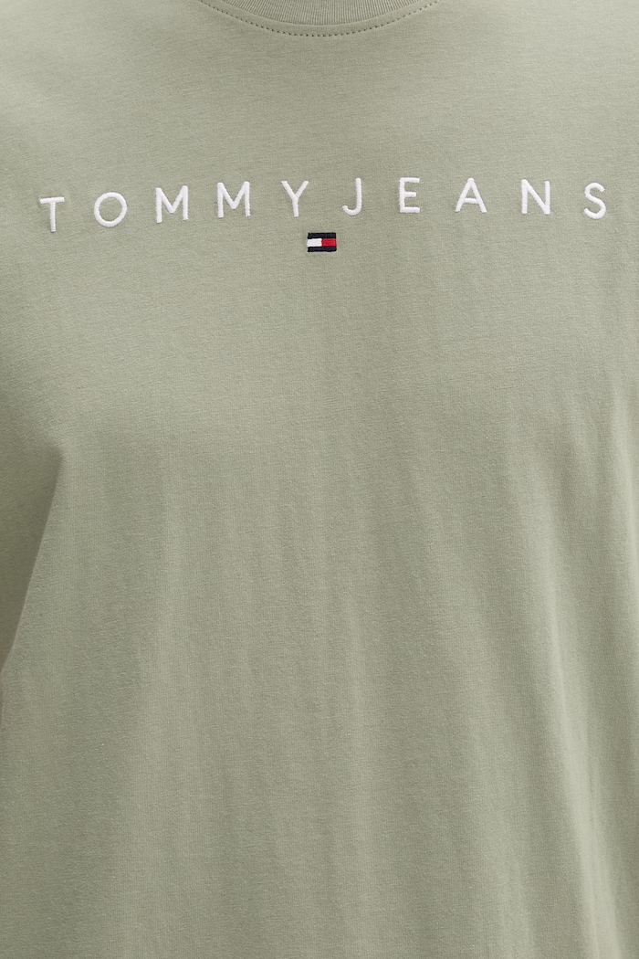 Tommy Jeans tricou pentru bărbați, din bumbac DM0DM20744 verde