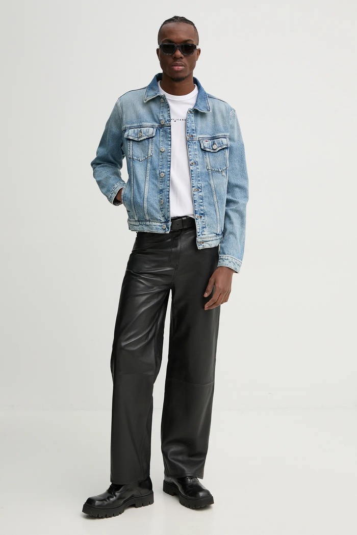 Tommy Jeans T-shirt bawełniany DM0DM21110 biały SS26