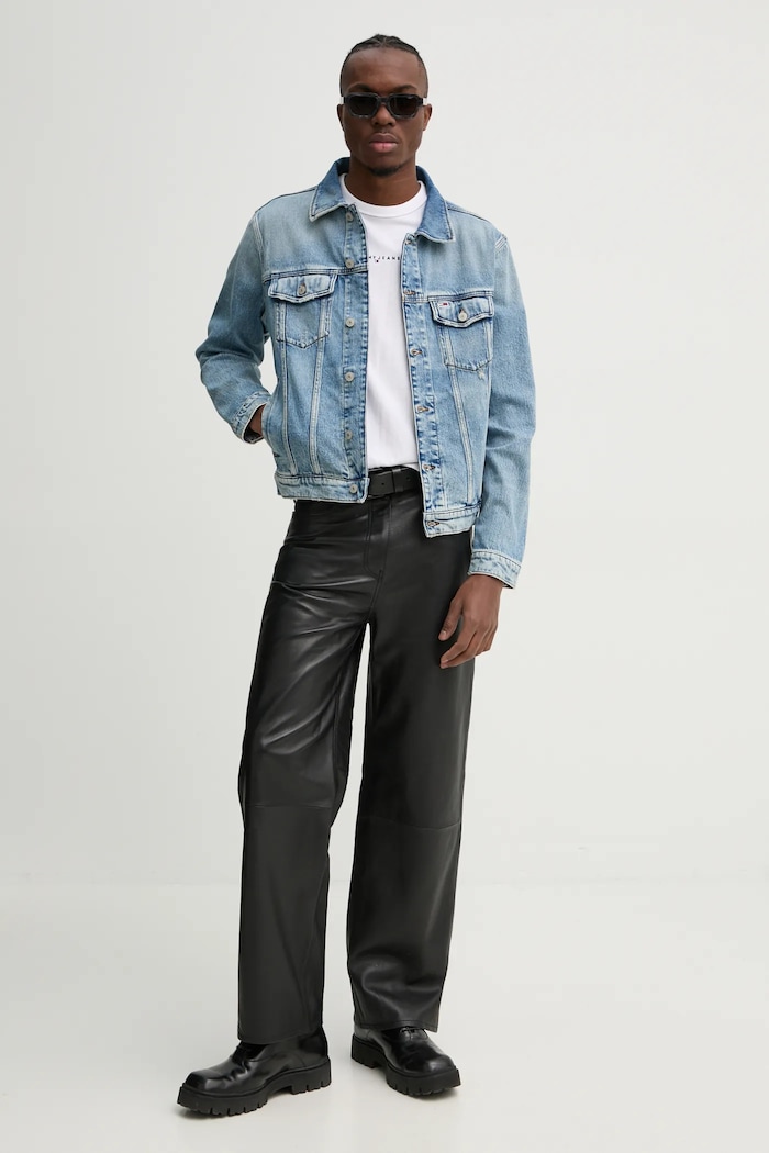 Tommy Jeans T-shirt bawełniany DM0DM21110 biały SS26
