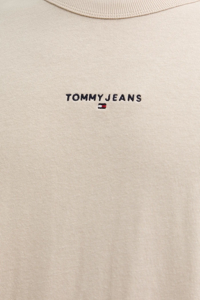Tommy Jeans t-shirt in cotone DM0DM21110 beige