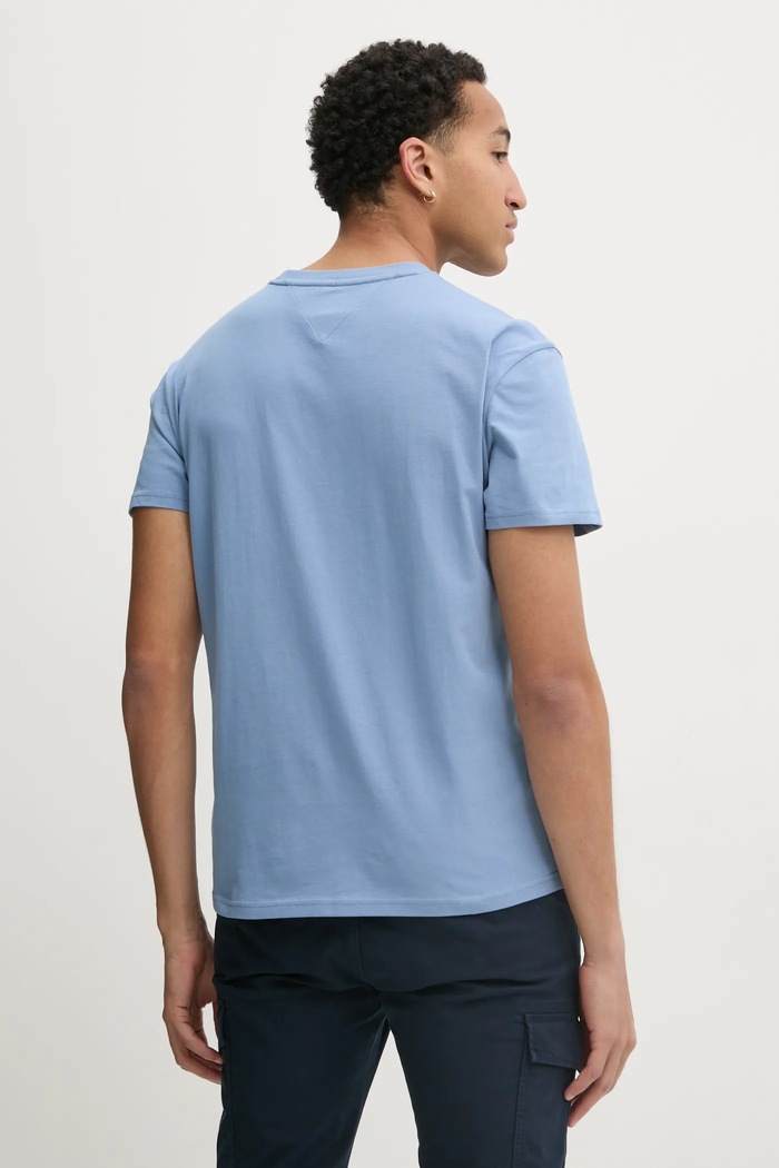 Odjeća Pamučna majica Tommy Jeans DM0DM21140 plava