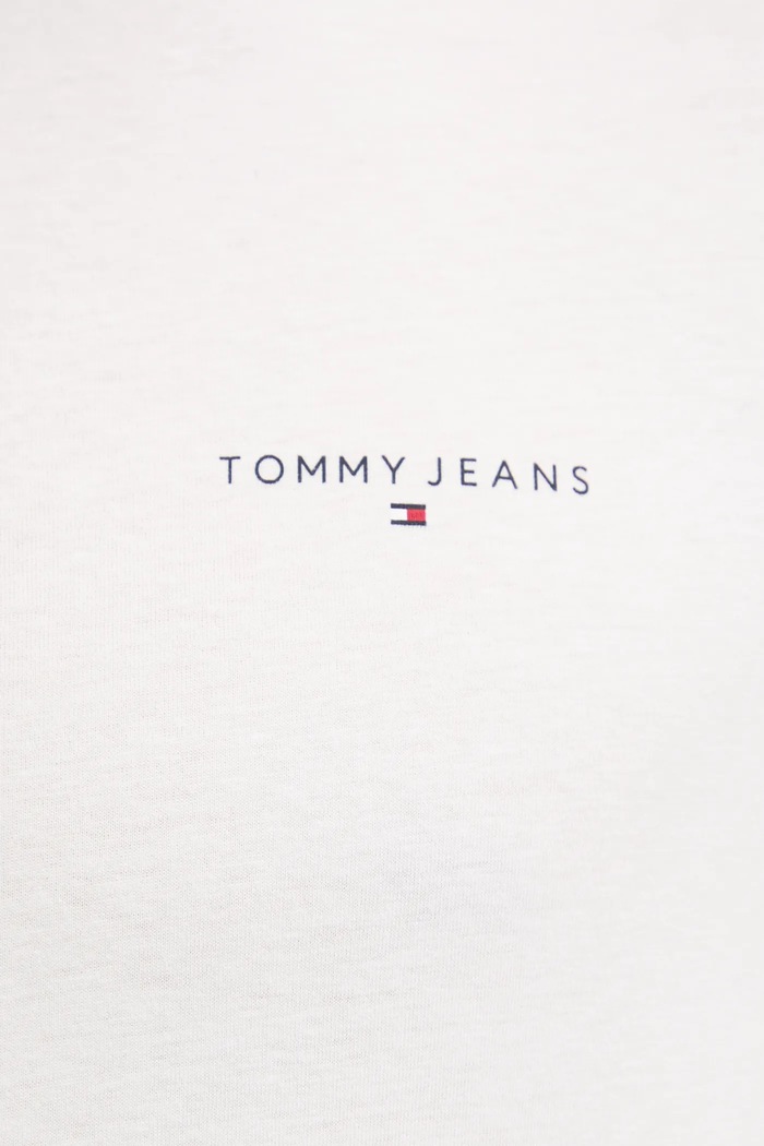 Βαμβακερό μπλουζάκι Tommy Jeans Tommy Jeans μπεζ DM0DM21188