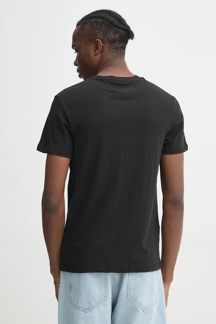 Îmbrăcăminte Tommy Jeans Tricou din bumbac DM0DM21188 negru