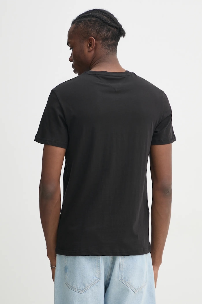 Îmbrăcăminte Tommy Jeans Tricou din bumbac DM0DM21188 negru