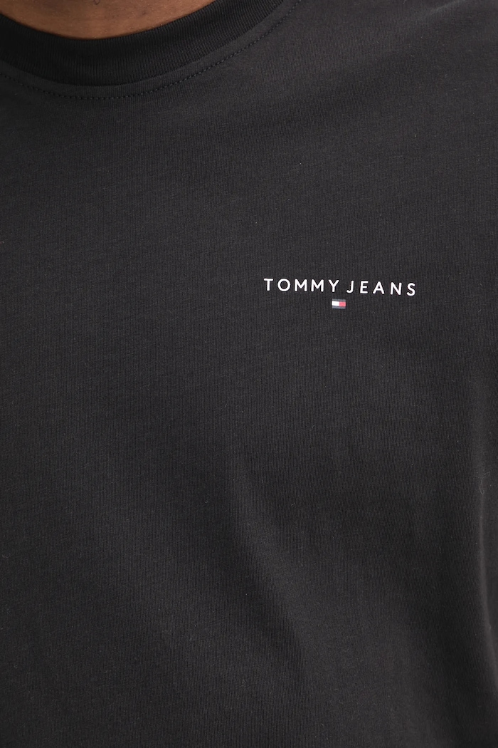 Tricou din bumbac Tommy Jeans negru DM0DM21188