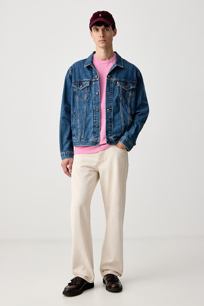 Tommy Jeans Majica muška pamučna DM0DM20322 roza AW25